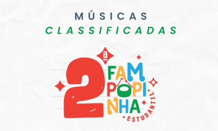 Saem as 12 canções classificadas para a 2ª Fampopinha Estudantil