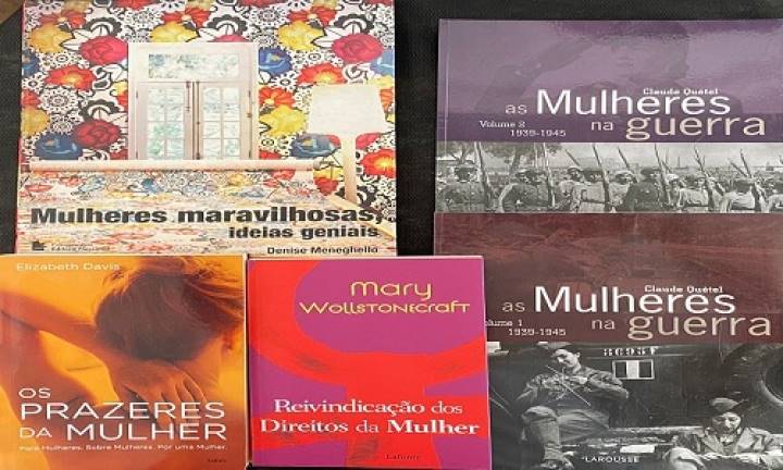 A mulher é o tema de obras à venda na Feira Popular do Livro 