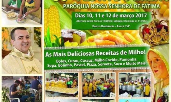 Começa hoje a 30ª edição da Festa do Milho em Avaré