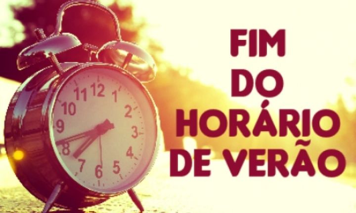 Horário de verão termina neste domingo