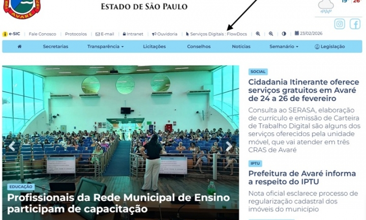 Prefeitura de Avaré facilita atendimento ao público com serviços 100% digitais