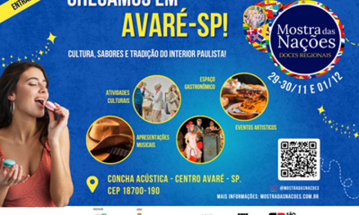 Concha Acústica recebe Mostra das Nações de 29 de novembro a 1º de dezembro