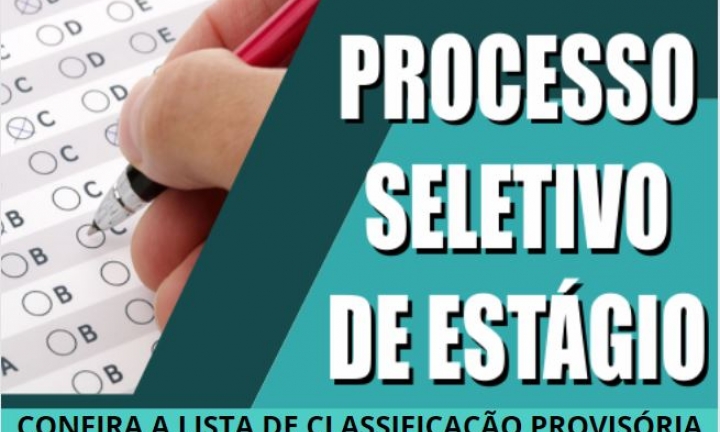 Confira a classificação provisória do processo seletivo para estágio da Câmara