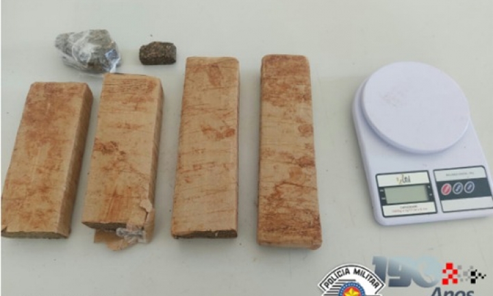 Polícia Militar prende traficante com quase 2 kg de maconha em Avaré