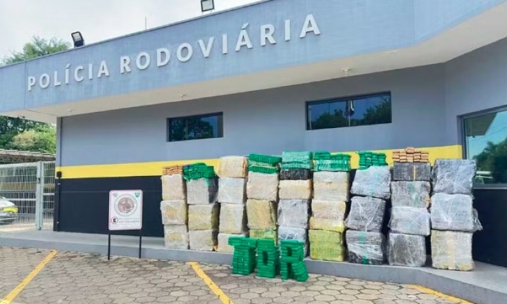 Motorista é preso transportando mais de 1 tonelada de maconha em Avaré