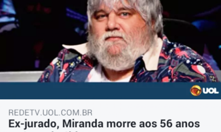 Banda avareense já passou pelo crivo de Miranda, falecido ontem