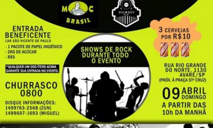 Motoclube realiza ação social no domingo