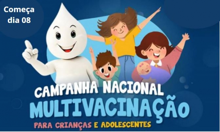 Campanha contra a Polio e Multivacinação começa na segunda (8)