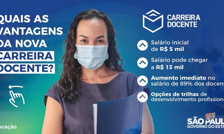 Salário inicial de R$ 5 mil para professores de SP será pago a partir de julho