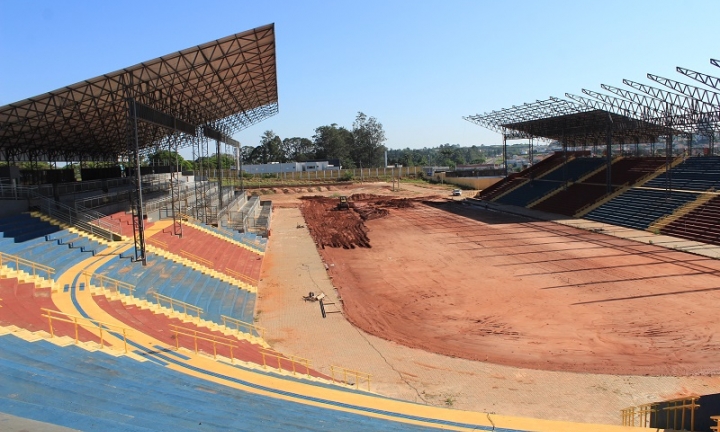 Obras para a cobertura da Arena de Eventos entram na reta final