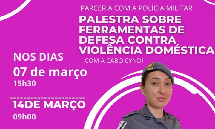 Violência doméstica é tema de palestras na Secretaria da Mulher