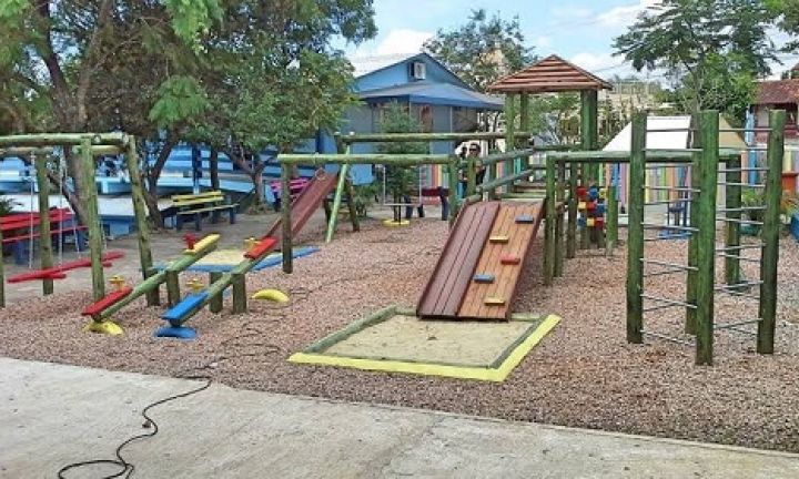 CAIC vai receber moderno parque em madeira para as crianças
