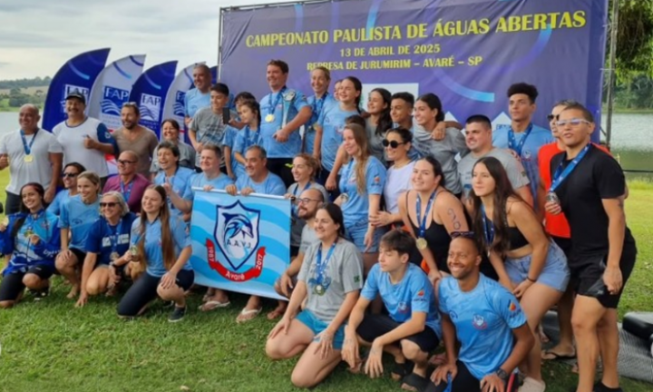Equipe AAV Jurumirim conquista pódios no Paulista de Maratonas Aquáticas