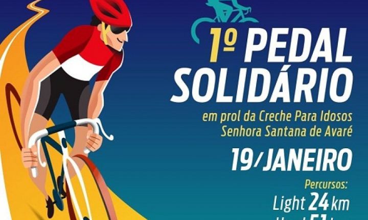 Pedal Solidário em Prol da Creche de Idosos Santana será no dia 19