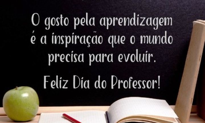 Feliz Dia do Professsor a todos os profissionais da área