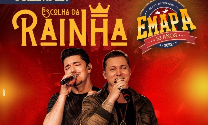 Baile da Rainha da Emapa acontece no sábado, 5 de novembro