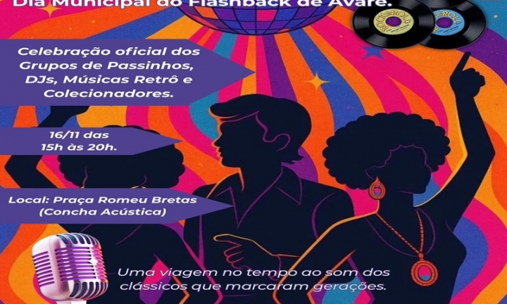 Evento no dia 16 promete agitar Concha Acústica com hits que marcaram gerações