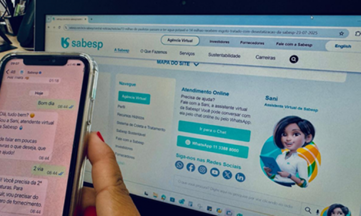 Clientes da Sabesp passam a receber alerta no celular para aumento no consumo de água