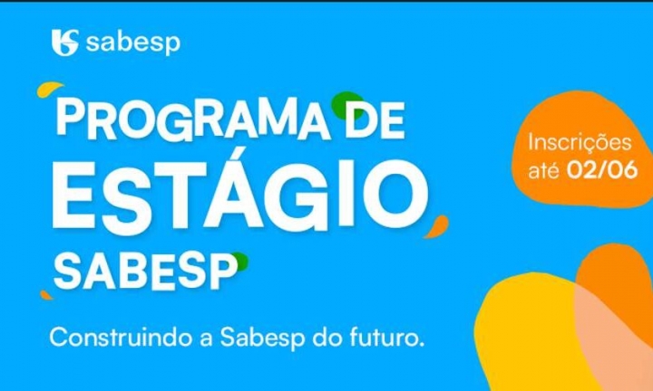 Sabesp abre programa de estágio e estima efetivar 90% dos participantes