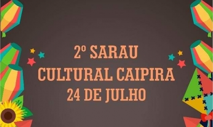 Companhia no Palco promove Sarau Cultural Caipira no sábado