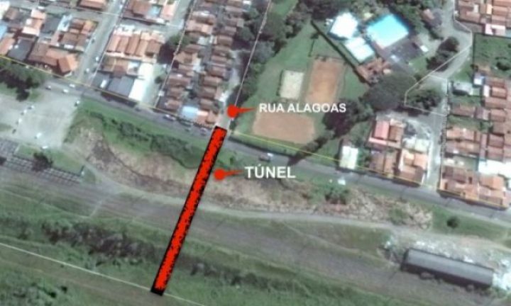 Túnel na Rua Alagoas deve ficar pronto em um ano