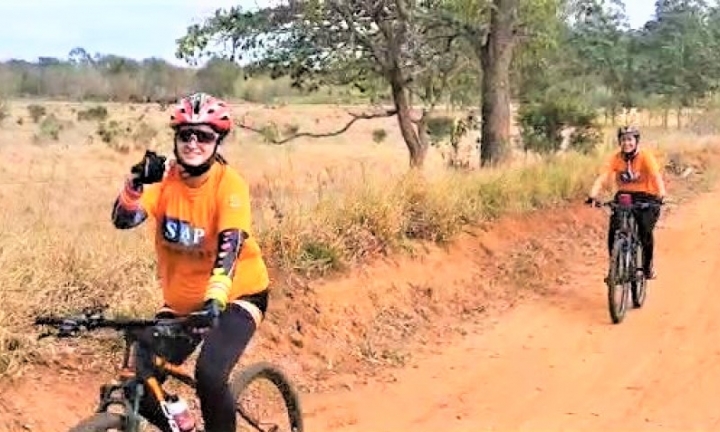 Evento Pedal Solidário em Avaré arrecada alimentos