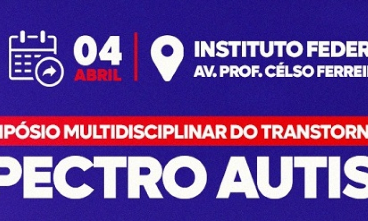 Simpósio gratuito sobre Transtorno do Espectro Autista está com inscrições abertas