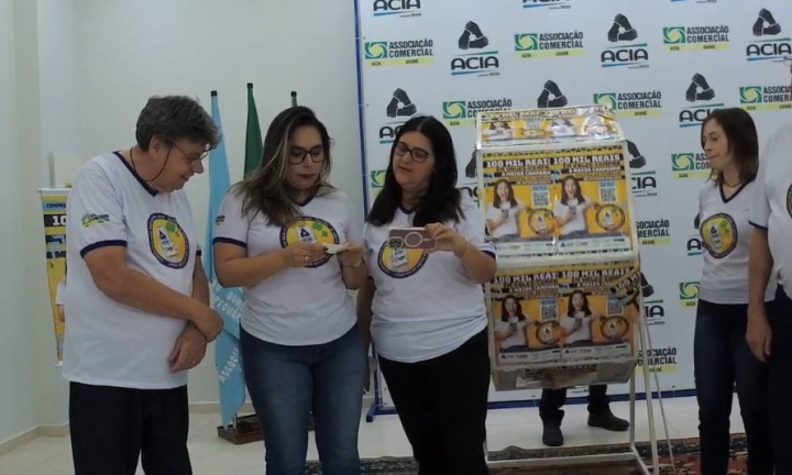 ACIA promoveu o 3º sorteio da promoção dos R$ 100 mil em Vales-Compras