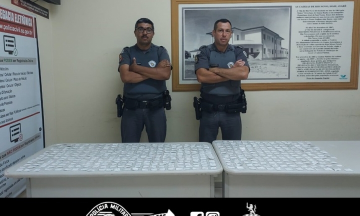 Polícia Militar prende homem com quase 500 porções de cocaína