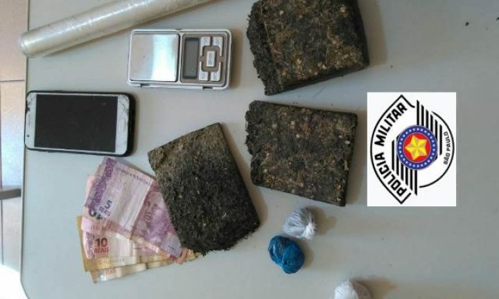 Polícia Militar prende três pessoas por tráfico de drogas em Avaré