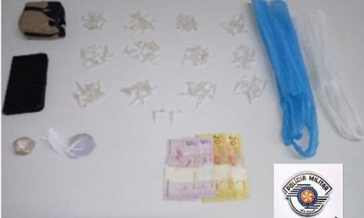 Polícia Militar prende traficante no bairro Bonsucesso