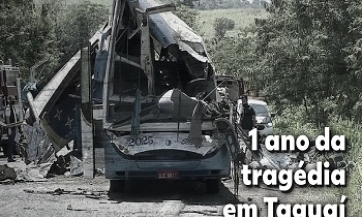 Há 1 ano tragédia deixou 42 mortos em acidente com ônibus em Taguaí