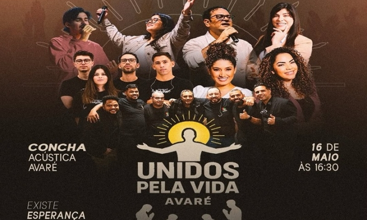 Movimento Unidos Pela Vida acontece neste sábado (16) na Concha Acústica