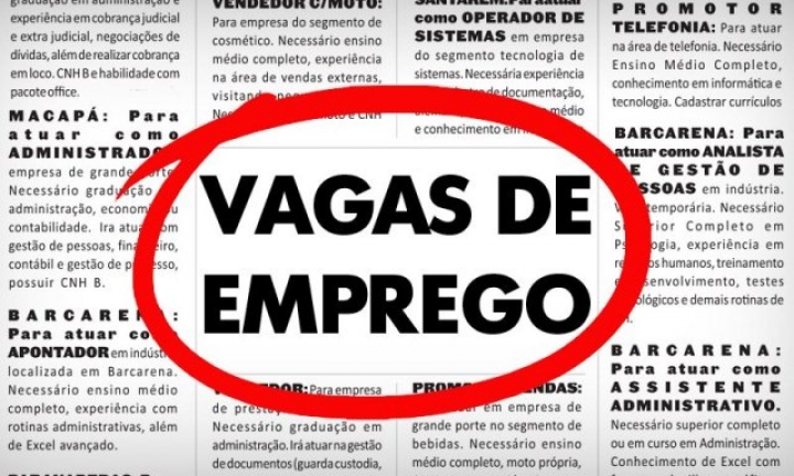 Posto de Atendimento ao Trabalhador de Avaré divulga vagas de emprego