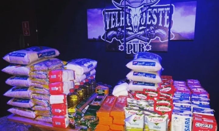 Velho Oeste Pub arrecadará alimentos para famílias necessitadas