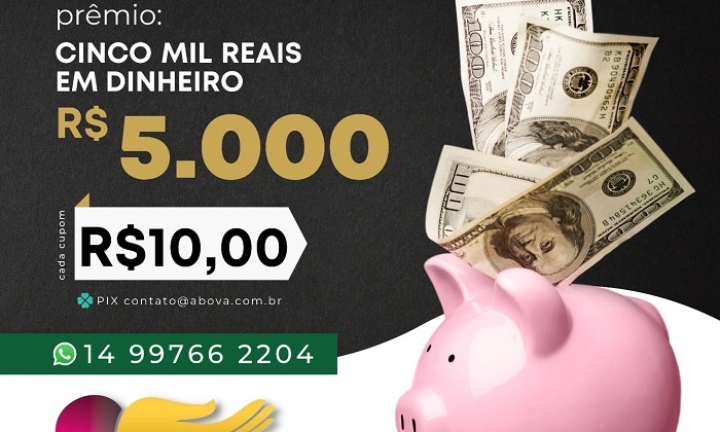 Ação entre amigos da ABOVA vai sortear 5 mil reais no mês de julho