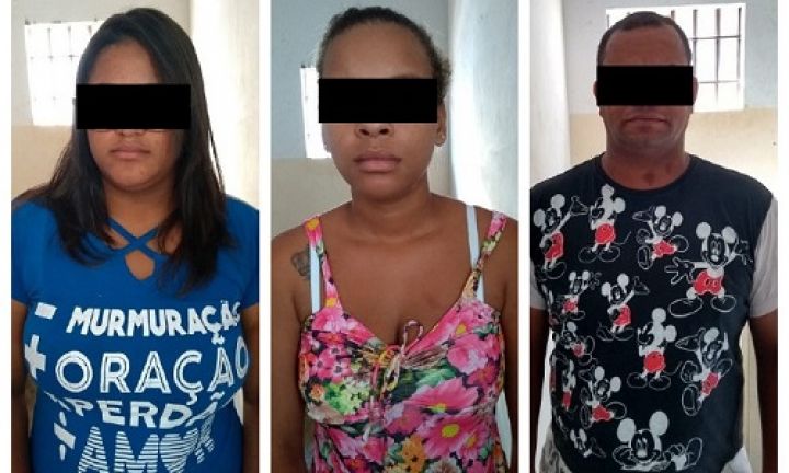 Trio é preso por receptação, tráfico e associação para o tráfico de drogas