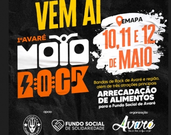 1º Avaré Moto Rock acontece entre 10 e 12 de maio no recinto da EMAPA