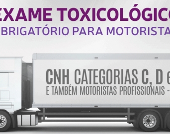 Motoristas profissionais têm até 28 de dezembro para regularizar exame toxicológico