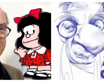 Cartunista avareense homenageia Quino, criador da personagem Mafalda