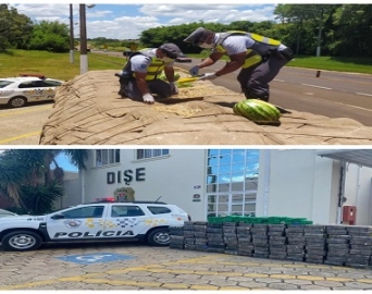 Homem é preso com mais de 1 tonelada de maconha em Avaré