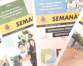 Semanário Oficial do Município impresso fica sem circular até outubro