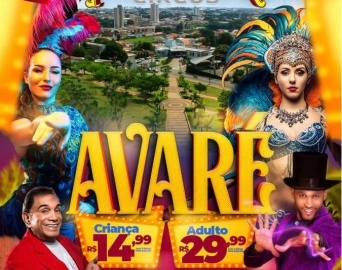 Circo do Dedé Santana estreia nesta sexta-feira (18) em Avaré