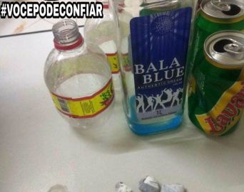 PM interrompe festa com menores regada a drogas e bebidas