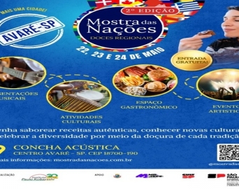 Doces regionais são tema da Mostra das Nações na Concha Acústica