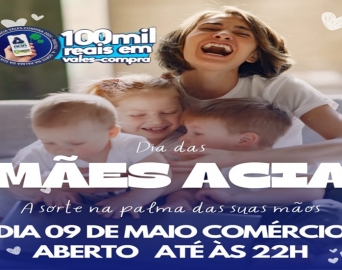 Dia das Mães: Comércio de Avaré estende horário até às 22h nesta sexta-feira (9)