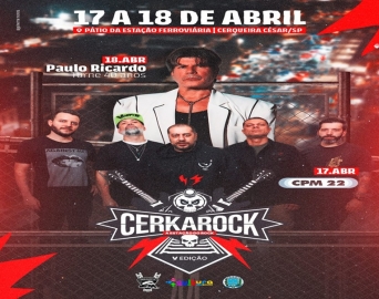 Cerka Rock define programação com shows de CPM 22 e Paulo Ricardo