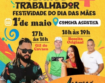 Concha Acústica recebe evento com ampla programação no dia 1º