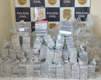Polícia Civil incinera mais de meia tonelada de drogas apreendidas