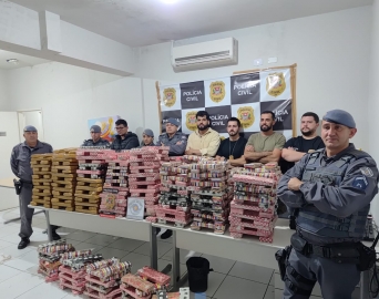 Megaoperação da Polícia resulta na apreensão de mais de meia tonelada de maconha